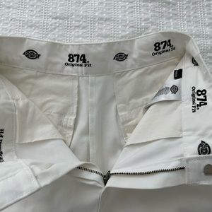Dickies white denim pants New